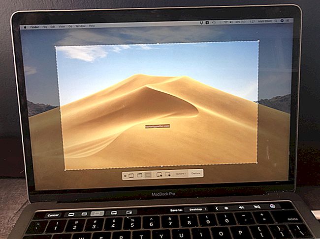 Para onde vai uma captura de tela em um MacBook?