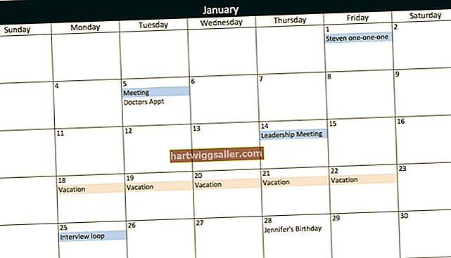 Paano Magpasok ng isang Kalendaryo Kapag Nag-click sa isang Cell sa Excel